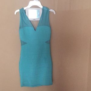 Turquoise body icon dress